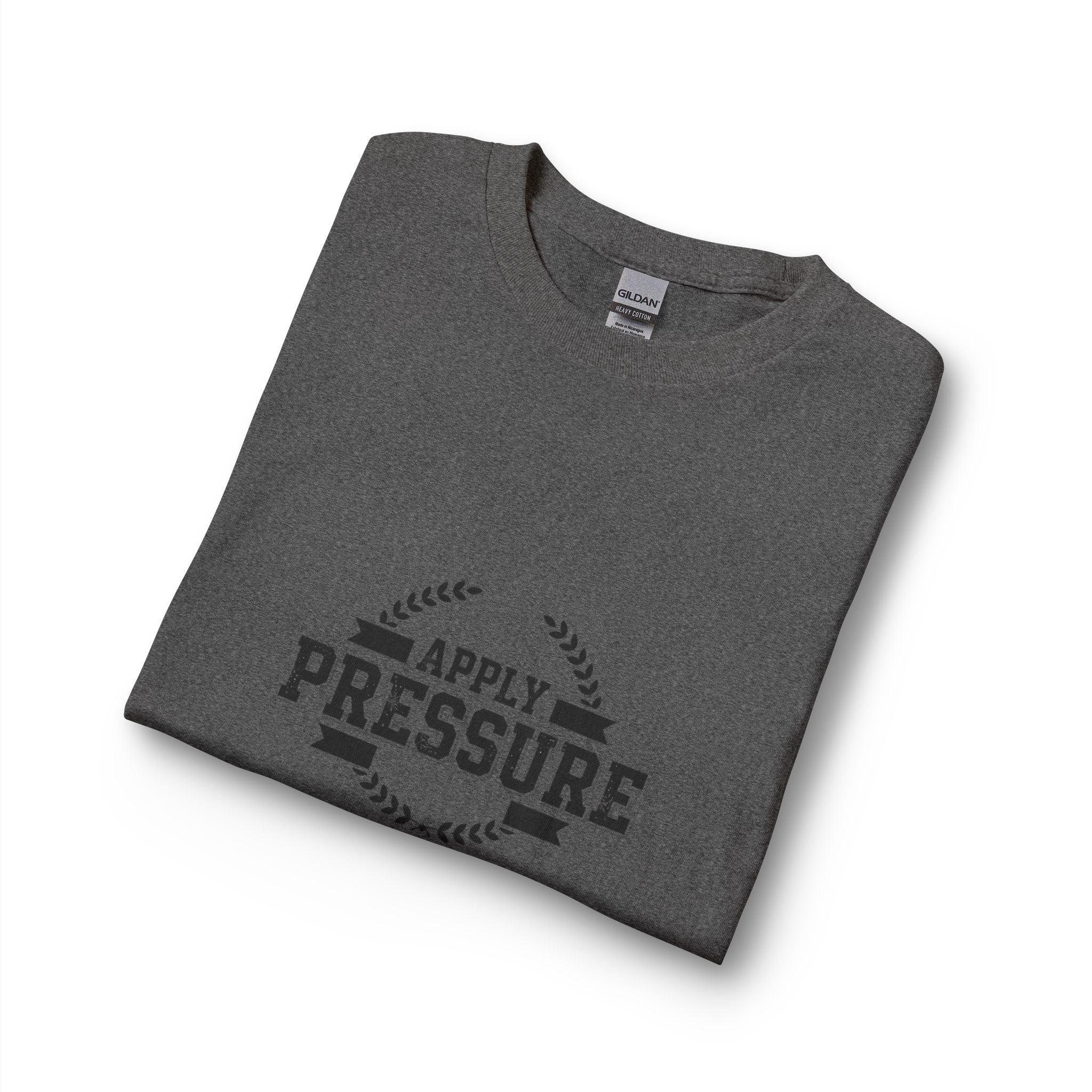Apply Pressure Long Sleeve Tee — Vintage Motivational AP Shirt