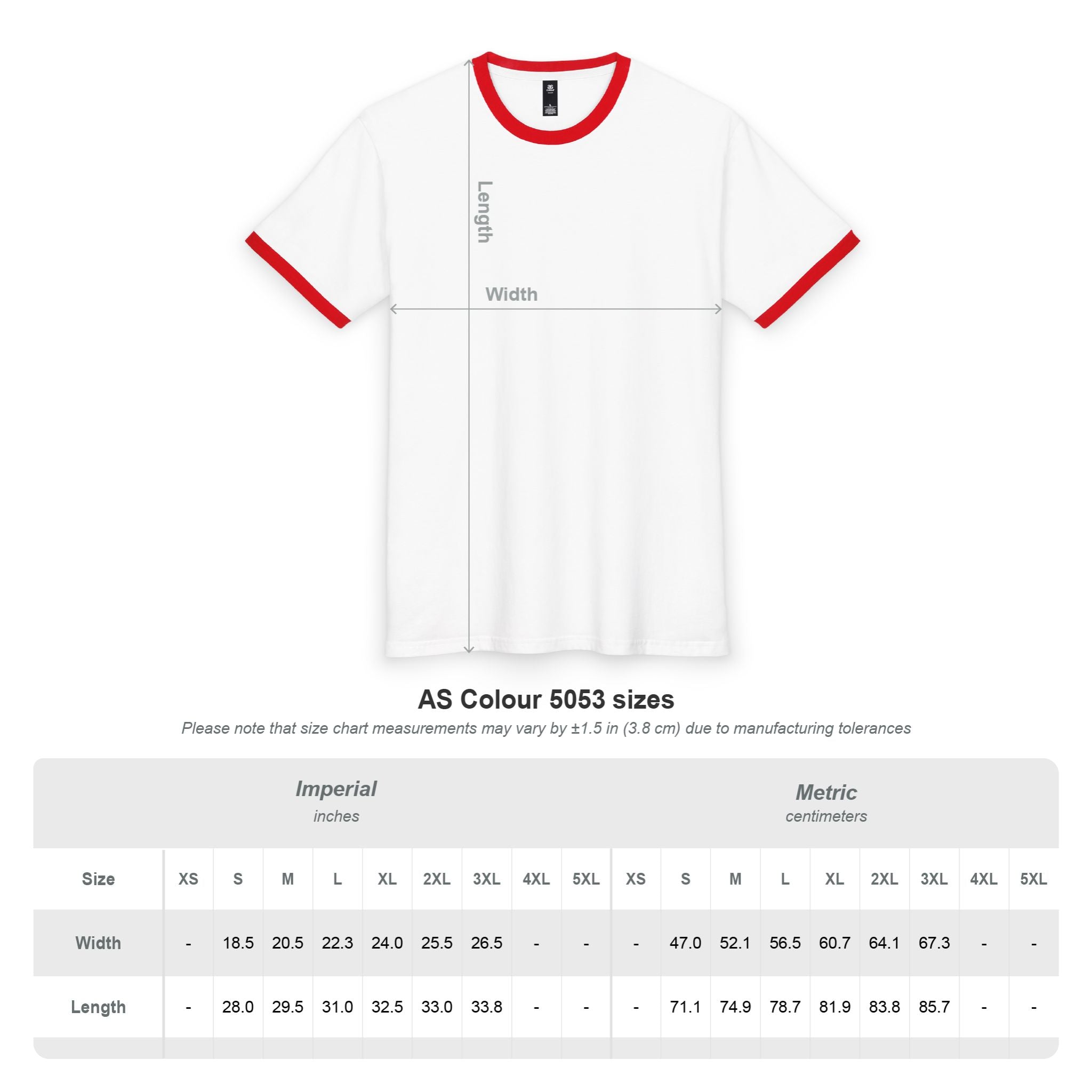 Kingly Character Ringer Tee — Vintage Athletic White & Black T-Shirt