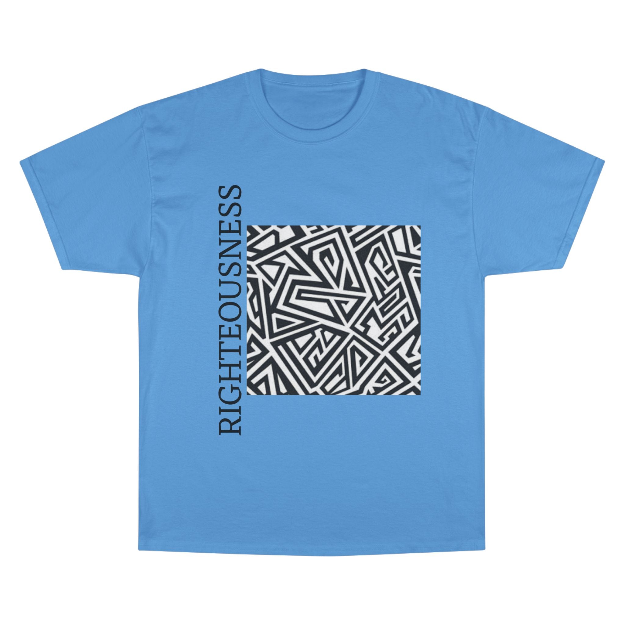 Righteousness Graphic T-Shirt — Abstract Maze Design