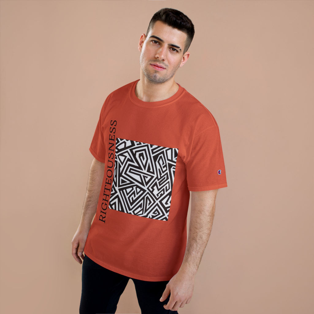 Righteousness Graphic T-Shirt — Abstract Maze Design