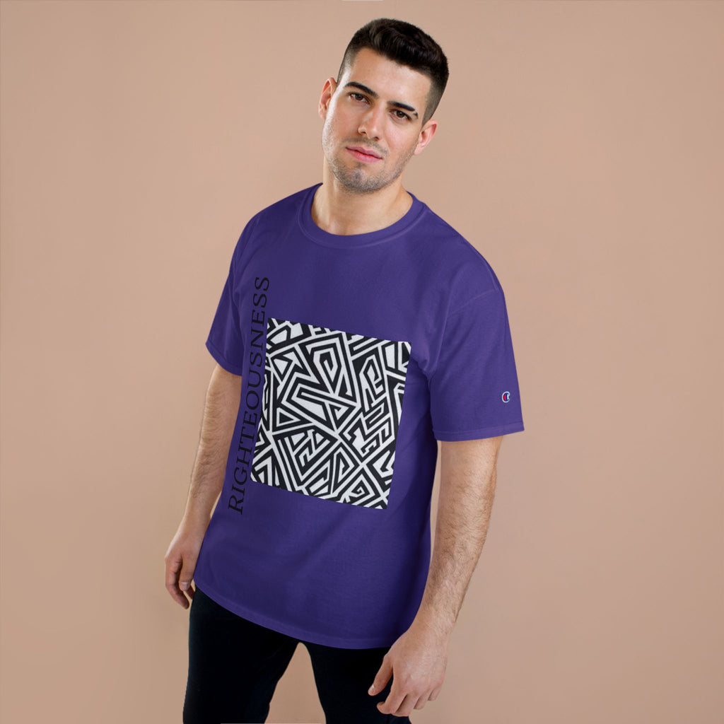 Righteousness Graphic T-Shirt — Abstract Maze Design