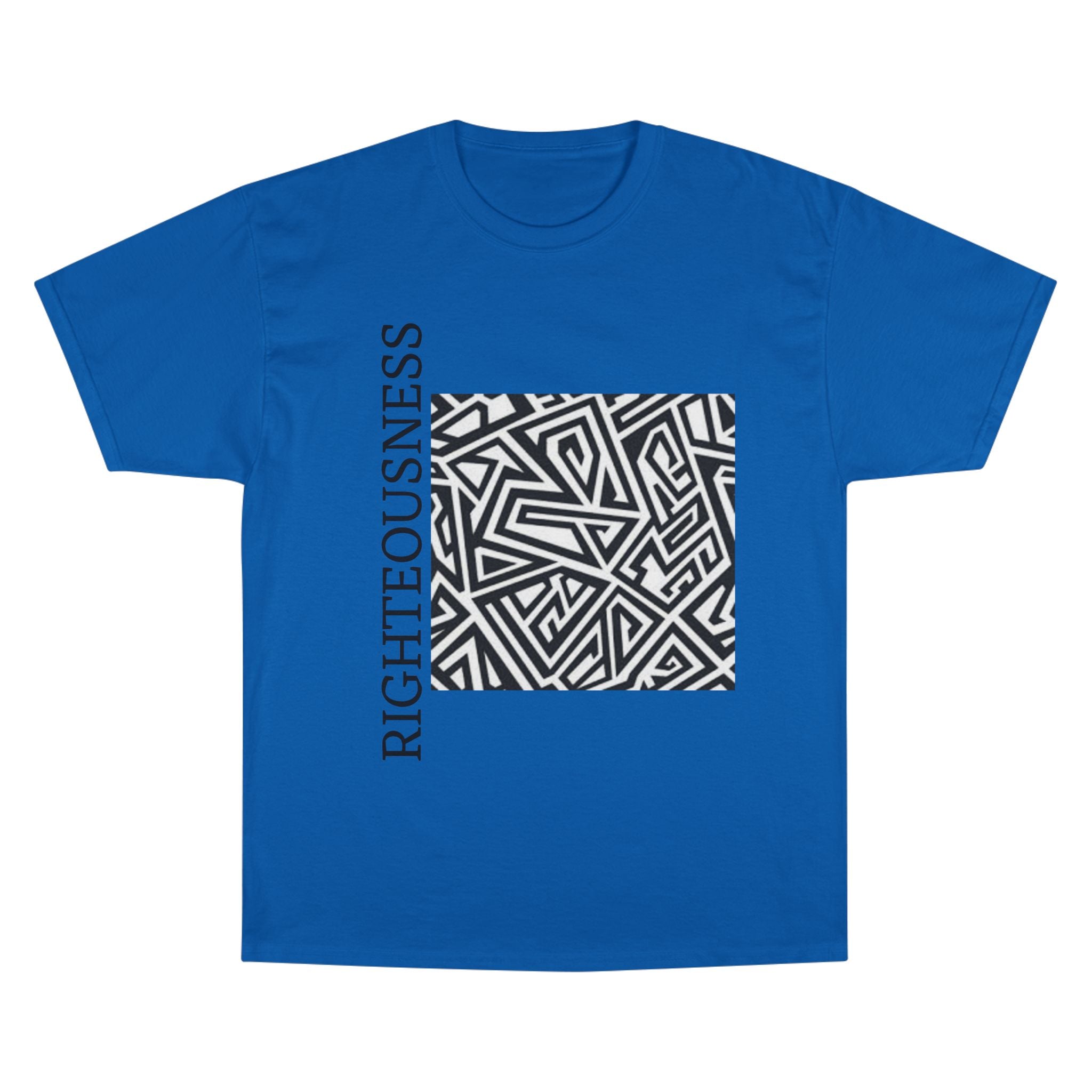 Righteousness Graphic T-Shirt — Abstract Maze Design