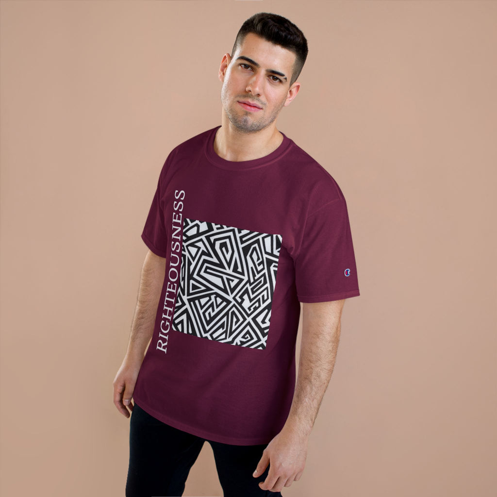 Righteousness Graphic T-Shirt — Abstract Maze Design