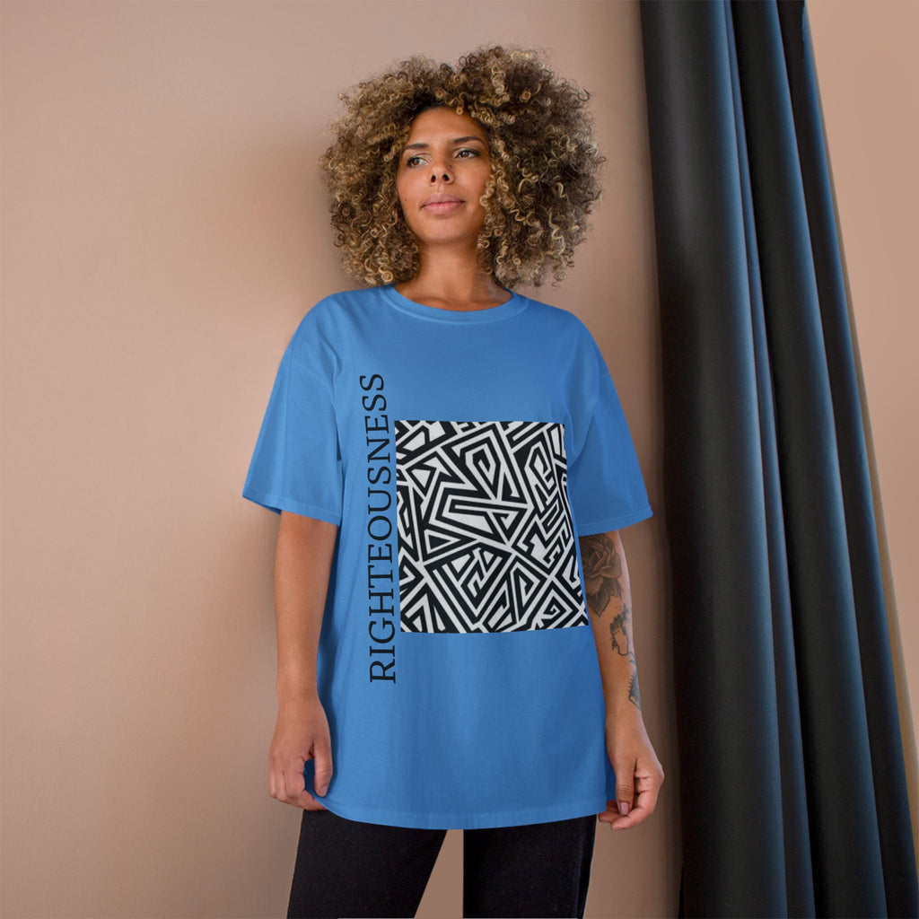 Righteousness Graphic T-Shirt — Abstract Maze Design