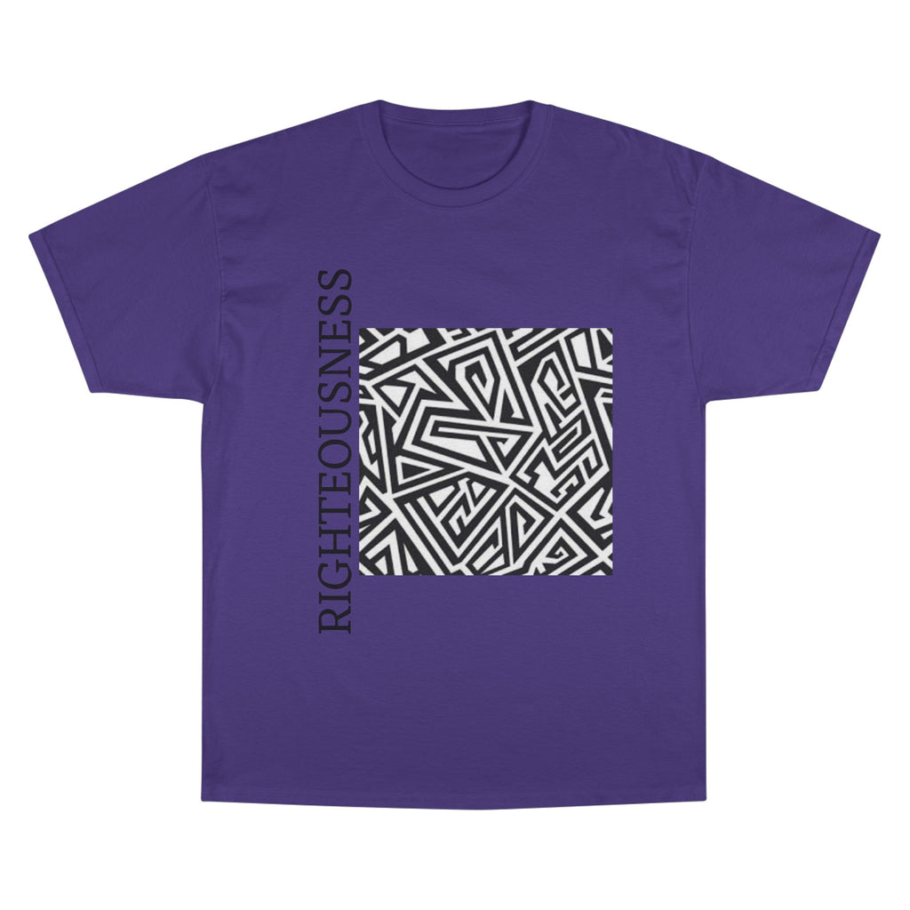 Righteousness Graphic T-Shirt — Abstract Maze Design