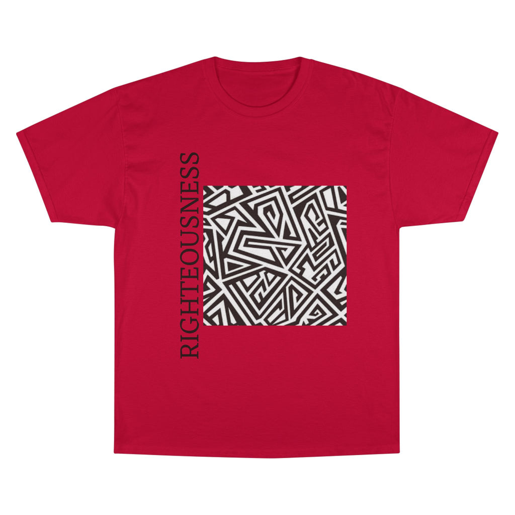 Righteousness Graphic T-Shirt — Abstract Maze Design