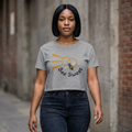 “Bee Sweet” retro graphic crop top