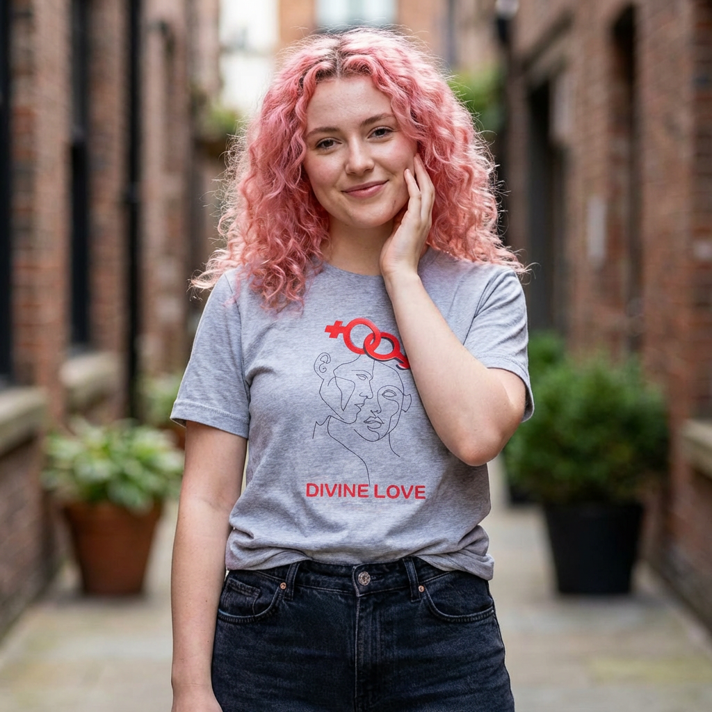Divine Love Feminine Graphic Tee