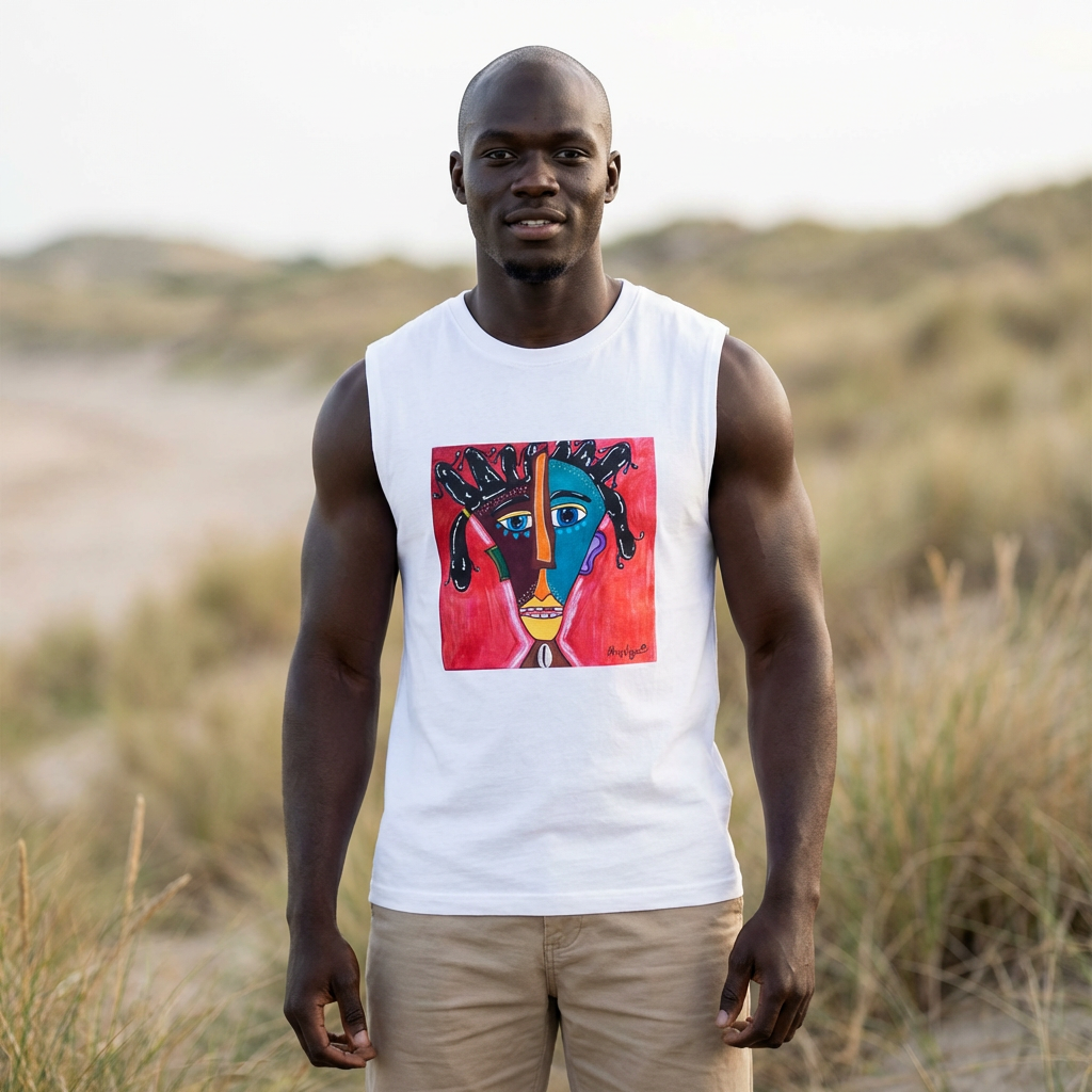 Bold Artistic Graphic Tank Top