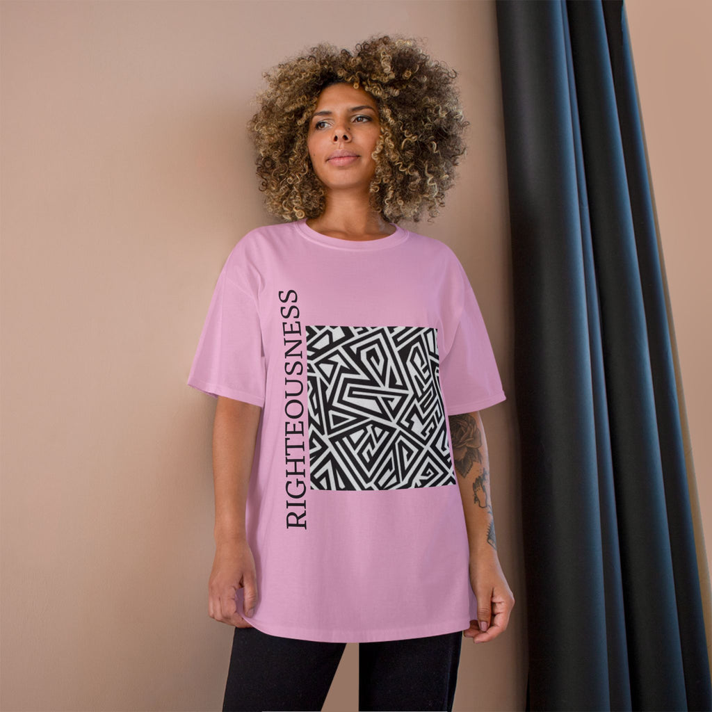 Righteousness Graphic T-Shirt — Abstract Maze Design