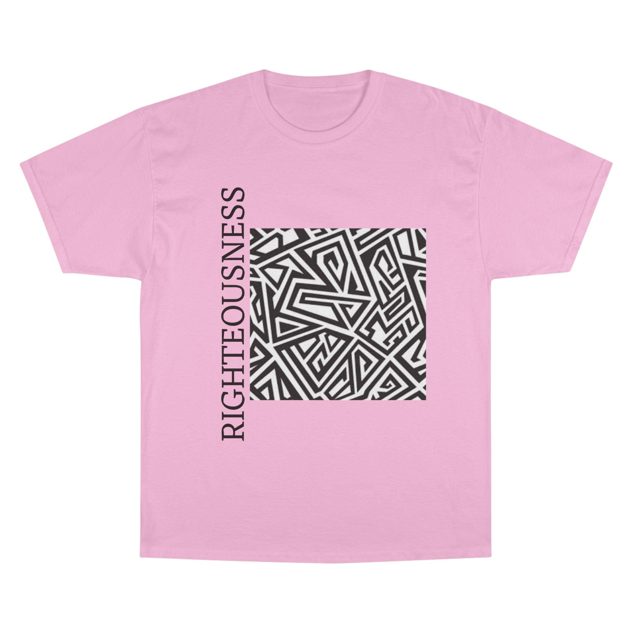 Righteousness Graphic T-Shirt — Abstract Maze Design