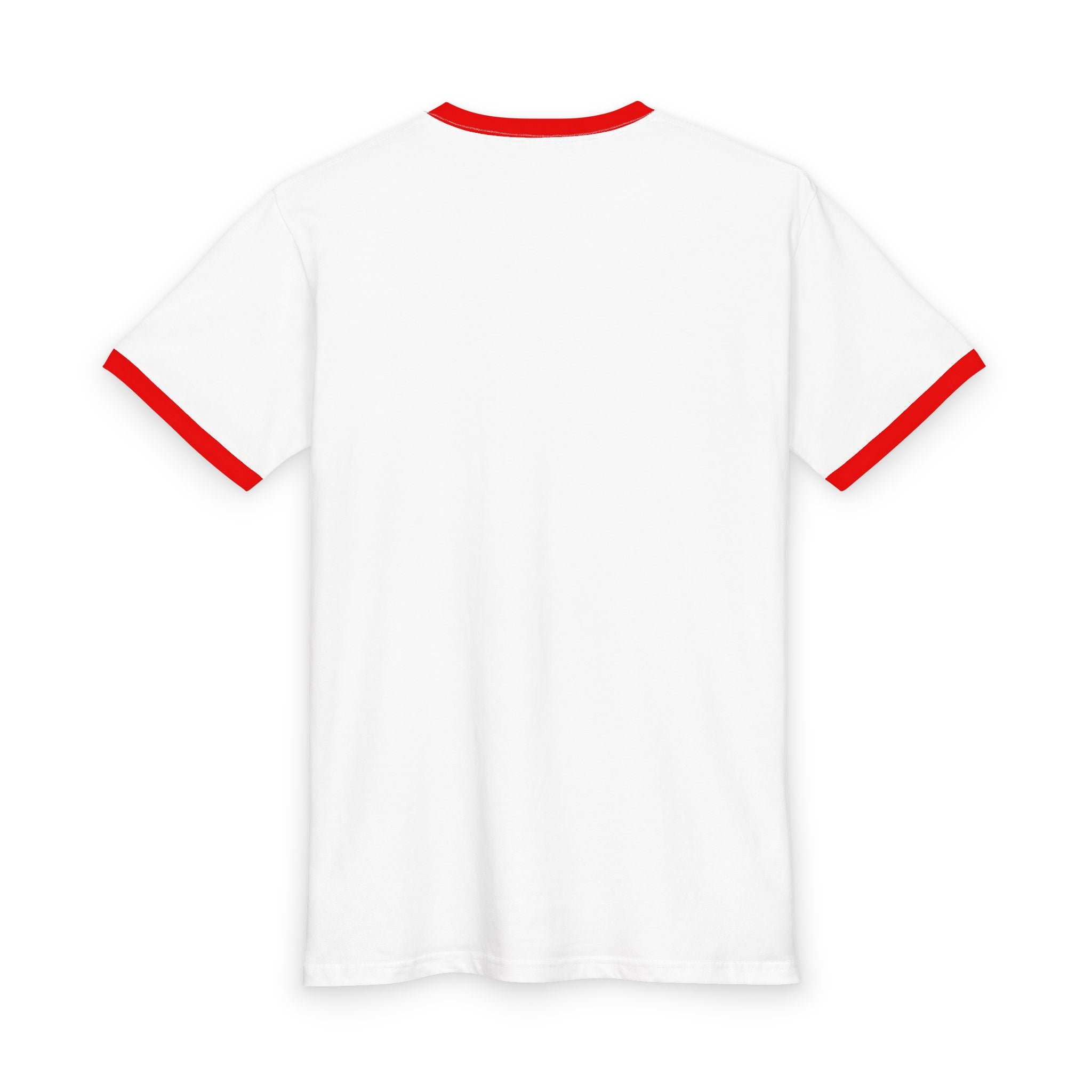 Kingly Character Ringer Tee — Vintage Athletic White & Black T-Shirt