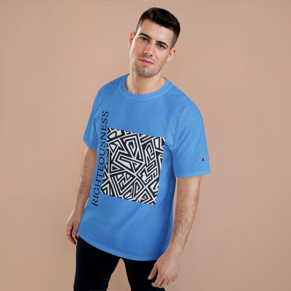 Righteousness Graphic T-Shirt — Abstract Maze Design
