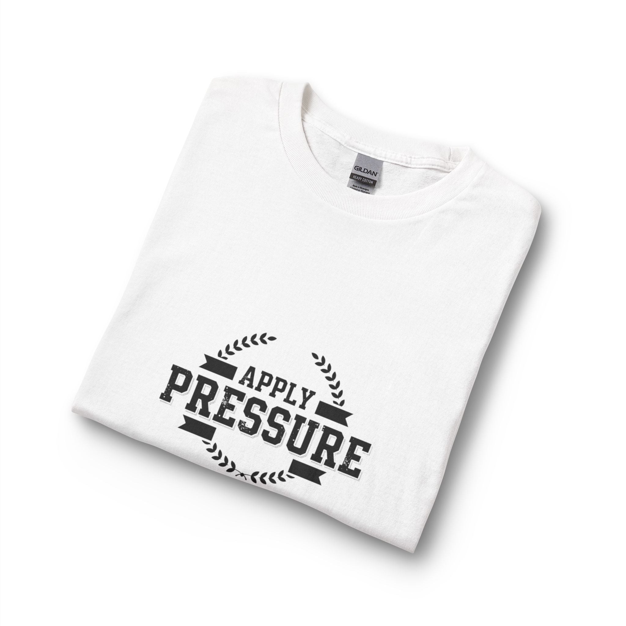 Apply Pressure Long Sleeve Tee — Vintage Motivational AP Shirt