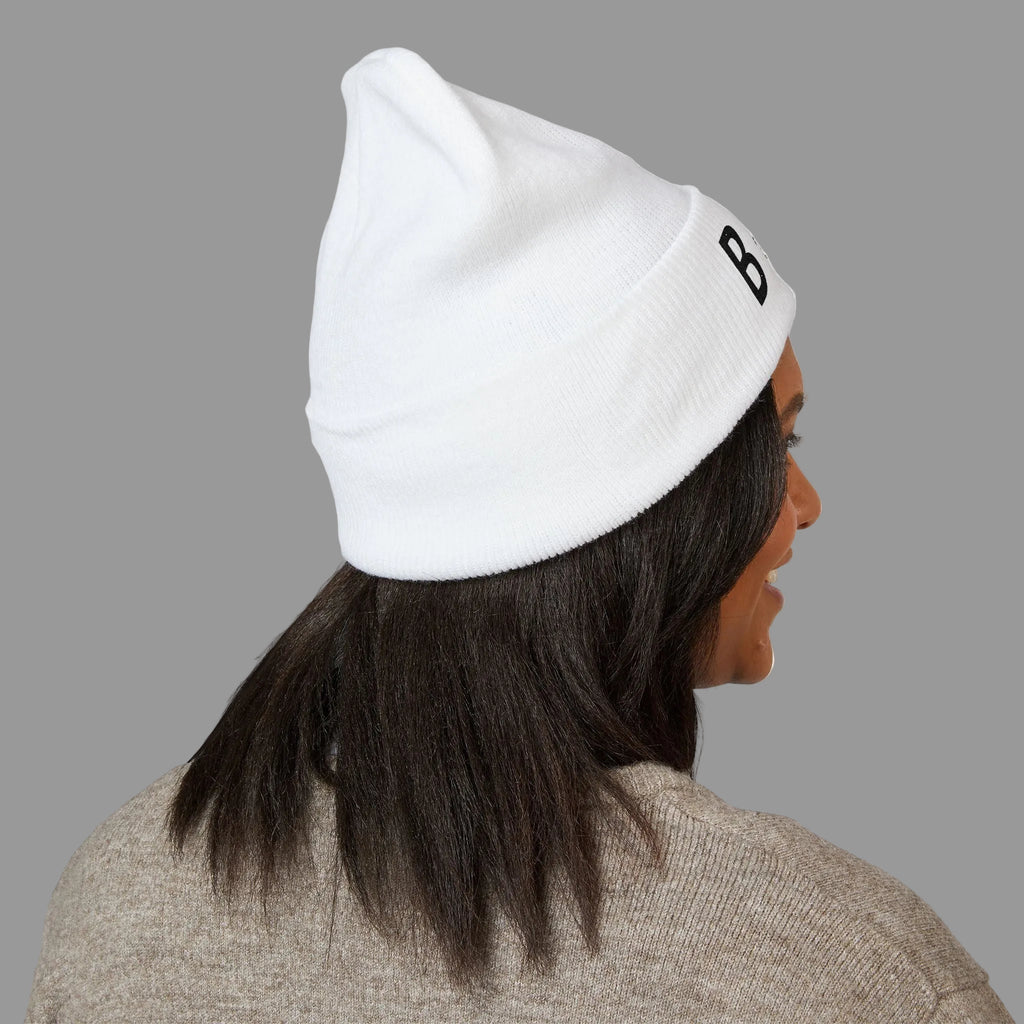 “Bee Sweet” Embroidered Cuffed Beanie Hat