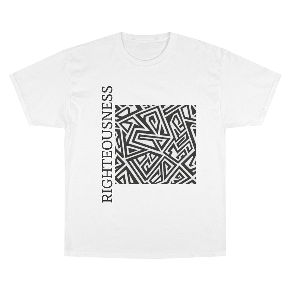 Righteousness Graphic T-Shirt — Abstract Maze Design